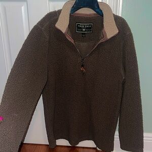 True grit Sherpa pullover size small